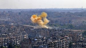 Lluvia de cohetes cayó sobre la ciudad siria de Alepo