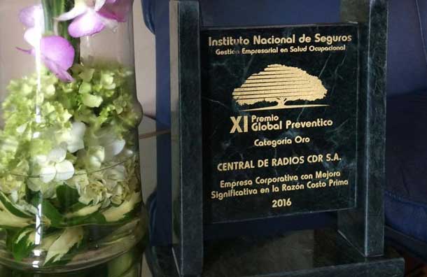 Central de Radios gana premio del INS por gestión empresarial