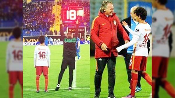 Un niño de 14 años debutó con el primer equipo del Galatasaray