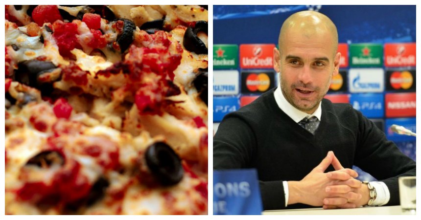 Fanático del Manchester United demandó a un restaurante por enviarle pizza con la cara de Guardiola