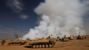 La nube de gas venenoso generada por ISIS cubre una cuarta parte de Irak