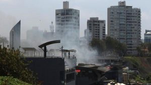 Incendio en un centro comercial de Perú: al menos cinco muertos