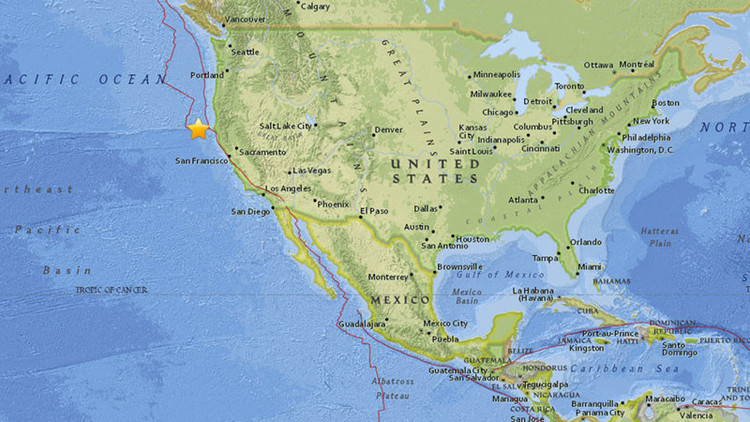 Fuerte sismo de 6.8 sacudió California
