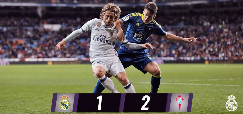 Real Madrid pierde en casa ante el Celta de Vigo