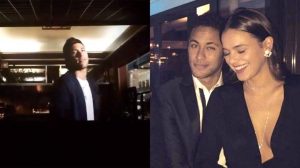 (Vídeo) La novia de Neymar no pudo contener la risa al verlo actuar en una película