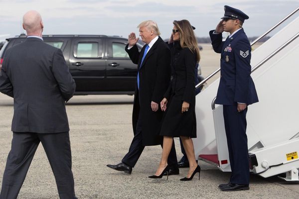 Donald Trump llegó a Washington con su familia para dar inicio a actos de su investidura