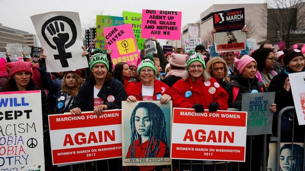 Más de dos millones de mujeres marcharon en Estados Unidos contra Donald Trump