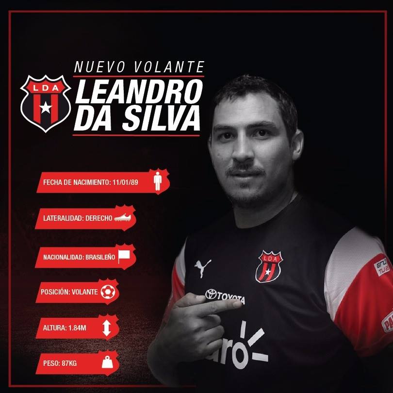 Leandro Da Silva no superó pruebas físicas en Alajuelense