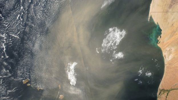 Llegada de polvo del Sahara alejará lluvias en próximos días