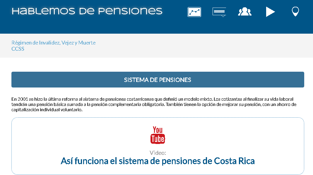 CCSS habilitó micrositio en página web sobre situación del IVM y reforma en el aporte de trabajadores