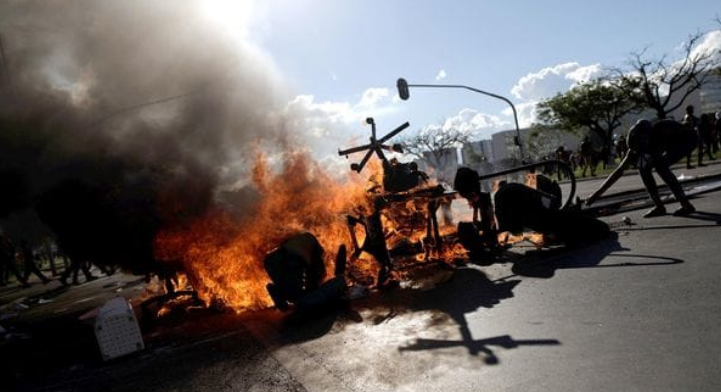 Incidentes en Brasilia en una multitudinaria marcha contra Michel Temer