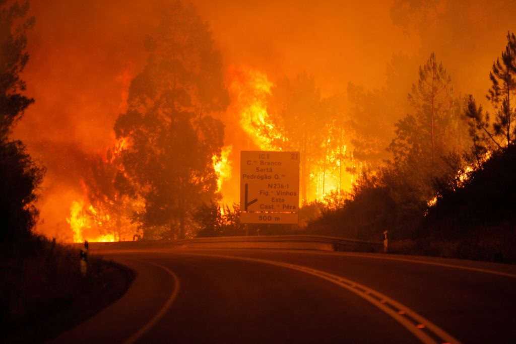 Tres días de luto por víctimas de voraz incendio en Portugal