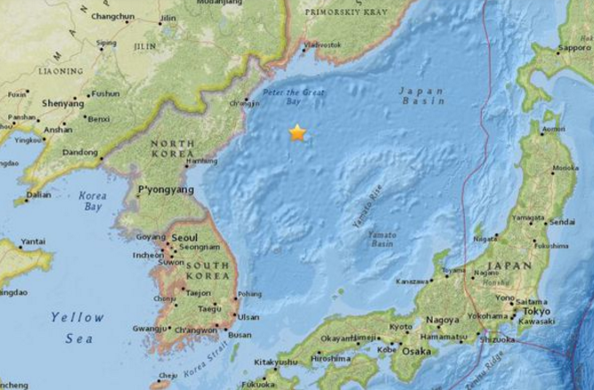 Terremoto de 5.8 grados en la escala de Richter golpea Corea del Norte
