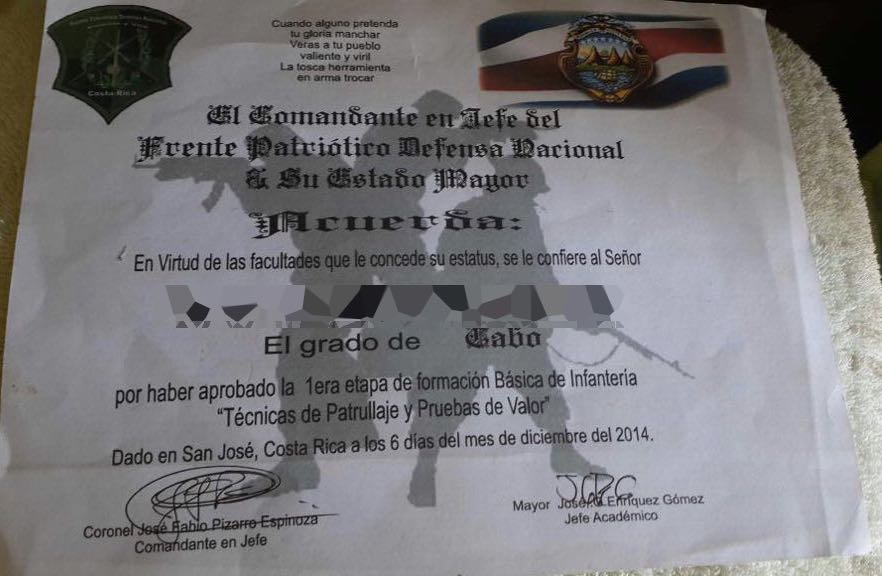 Exdirector de Fuerza Pública formaba y ‘graduaba’ militares en el país