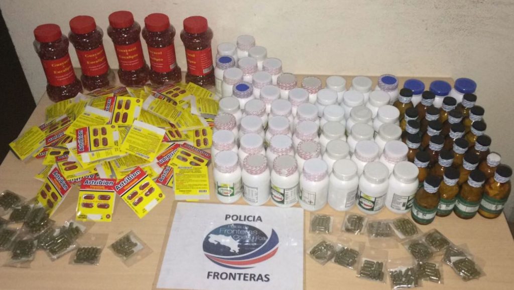 Policía detiene cerca de 300 mil medicamentos por año contrabandeados desde Nicaragua