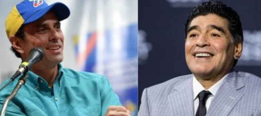 La dura respuesta de Henrique Capriles al apoyo de Diego Maradona a la dictadura de Nicolás Maduro