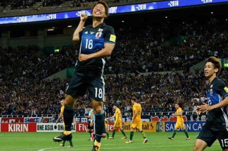 Japón venció a Australia y se clasificó al Mundial de Rusia 2018