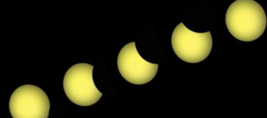 Pacífico Norte, Caribe y parte del Valle Central dejaron disfrutar eclipse parcial de sol