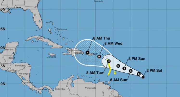 Por la formación de la tormenta María, declaran alerta en islas del Caribe
