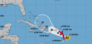 El huracán María pone otra vez en alerta las islas del Caribe