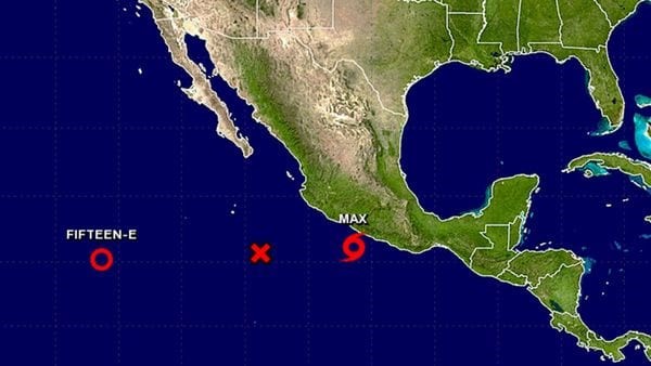 Alerta en México por formación de la tormenta tropical Max