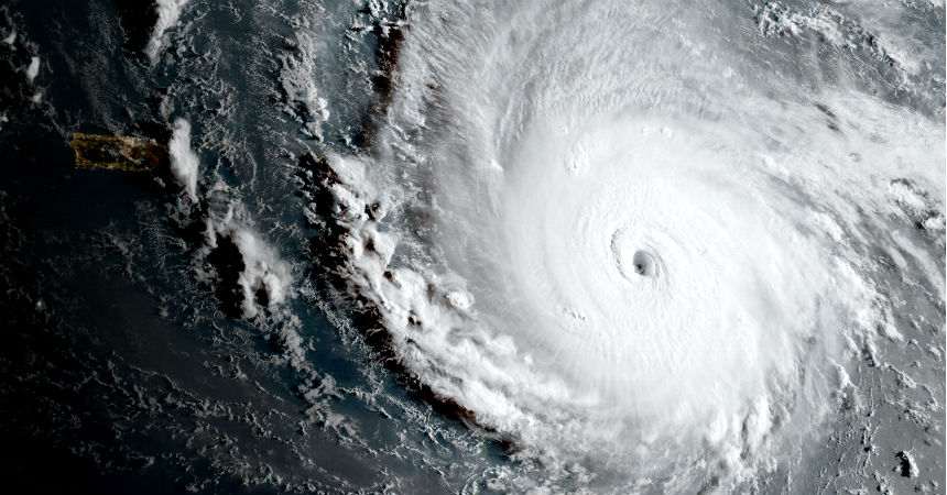 Video satelital muestra la furia del huracán Irma