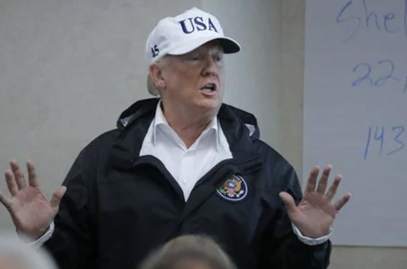 El presidente Donald Trump declaró a Puerto Rico «zona de desastre»