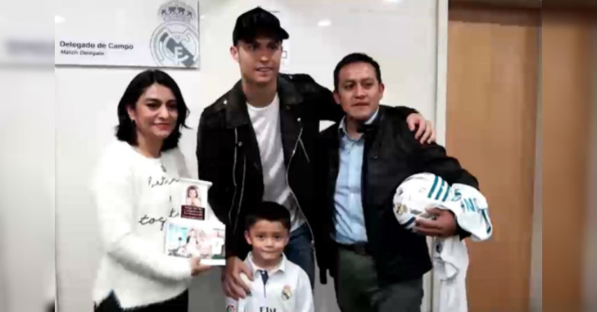 El noble gesto de Cristiano Ronaldo con la familia de niño fallecido en terremoto de México