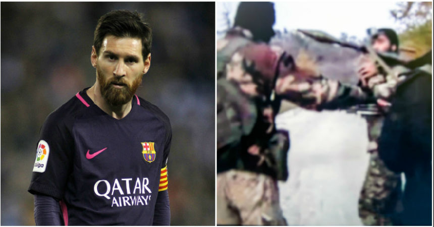 ISIS amenazó a Lionel Messi con una imagen