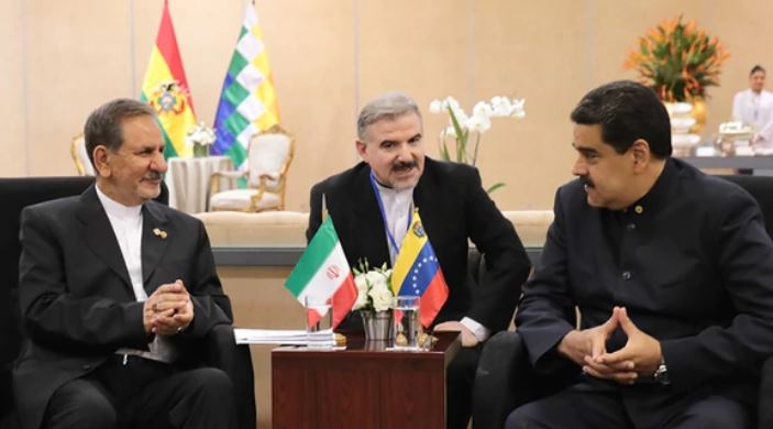 El vicepresidente de Irán llegó a Bolivia, se reunió con Nicolás Maduro y admitió que buscará más poder en la región