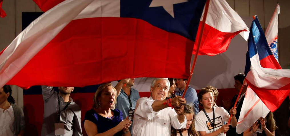 Expresidente Piñera adelante en elecciones de Chile: habrá 2a. vuelta