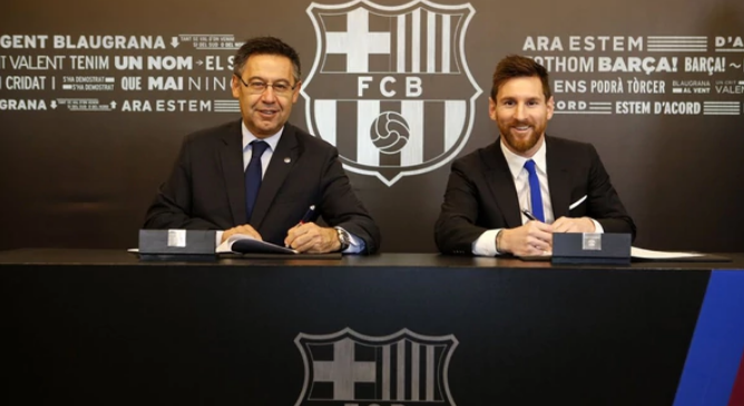 Fin del misterio: Lionel Messi firmó la renovación de su contrato con el Barcelona hasta 2021
