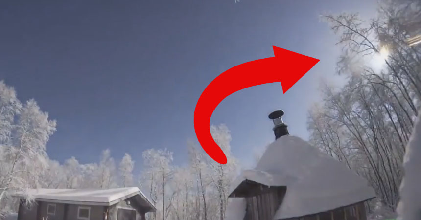 (VIDEO) Caída de meteorito convirtió la noche en día