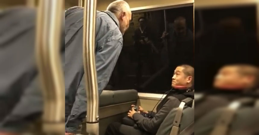 El ataque racista al interior de un tren que impacta a las redes sociales