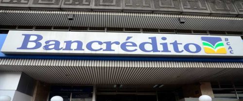 Empresarios urgen intervenir Bancrédito ante difícil situación financiera de la entidad