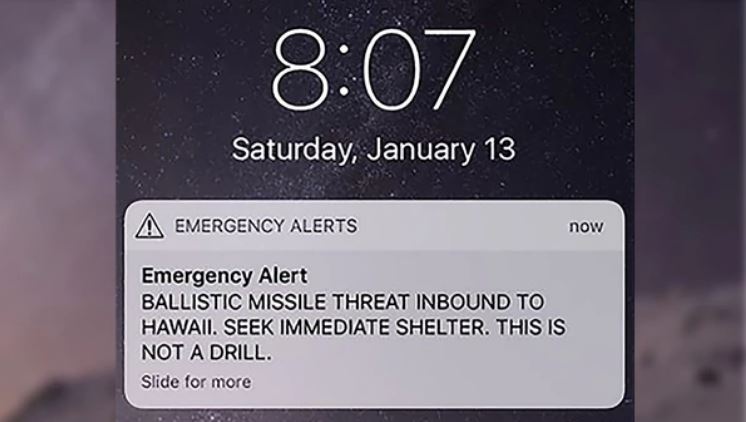 Falsa alarma de ataque con misiles balísticos generó pánico en Hawaii