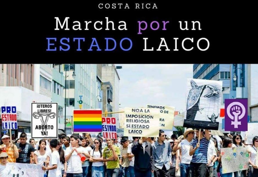 Ciudadanos marcharán este sábado para impulsar que Costa Rica se convierta en Estado Laico