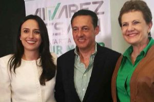 Natalia Díaz, jefa de Fracción del Movimiento Libertario le dio la adhesión a Álvarez Desanti