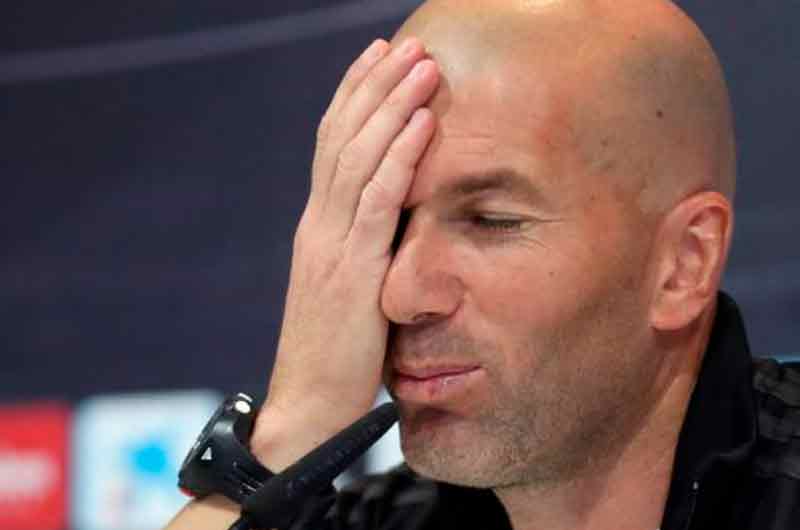 Zidane: «Estoy cansado de escuchar que el Real Madrid está mal”