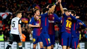Barcelona derrota al Valencia en el juego por la Copa del Rey