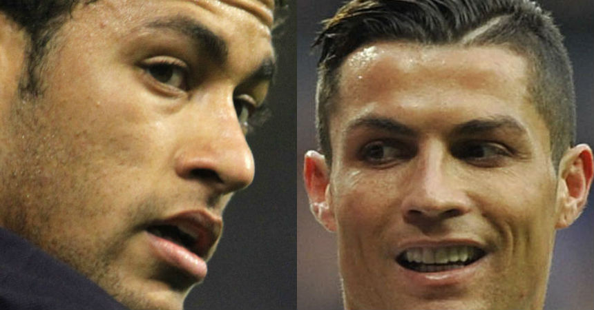 Cristiano Ronaldo y Neymar: la imagen que emocionó al Bernabéu