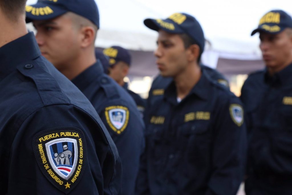 Fuerza Pública destinará 3500 policías para operativo de Semana Santa