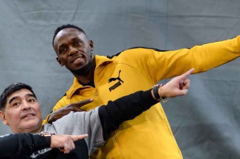 Múltiple campeón olímpico y mundial, Usain Bolt, inicia su sueño de ser futbolista