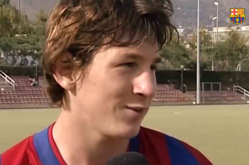 (VIDEO) El inicio, hace 17 años, de la historia de Messi con Barcelona