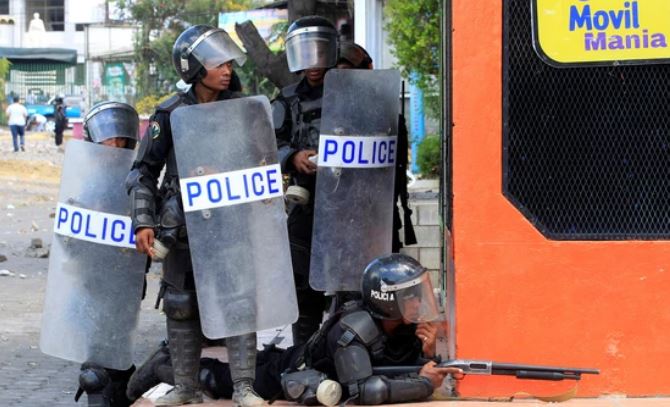 Asamblea Legislativa censura a gobierno nicaraguense por represión policial