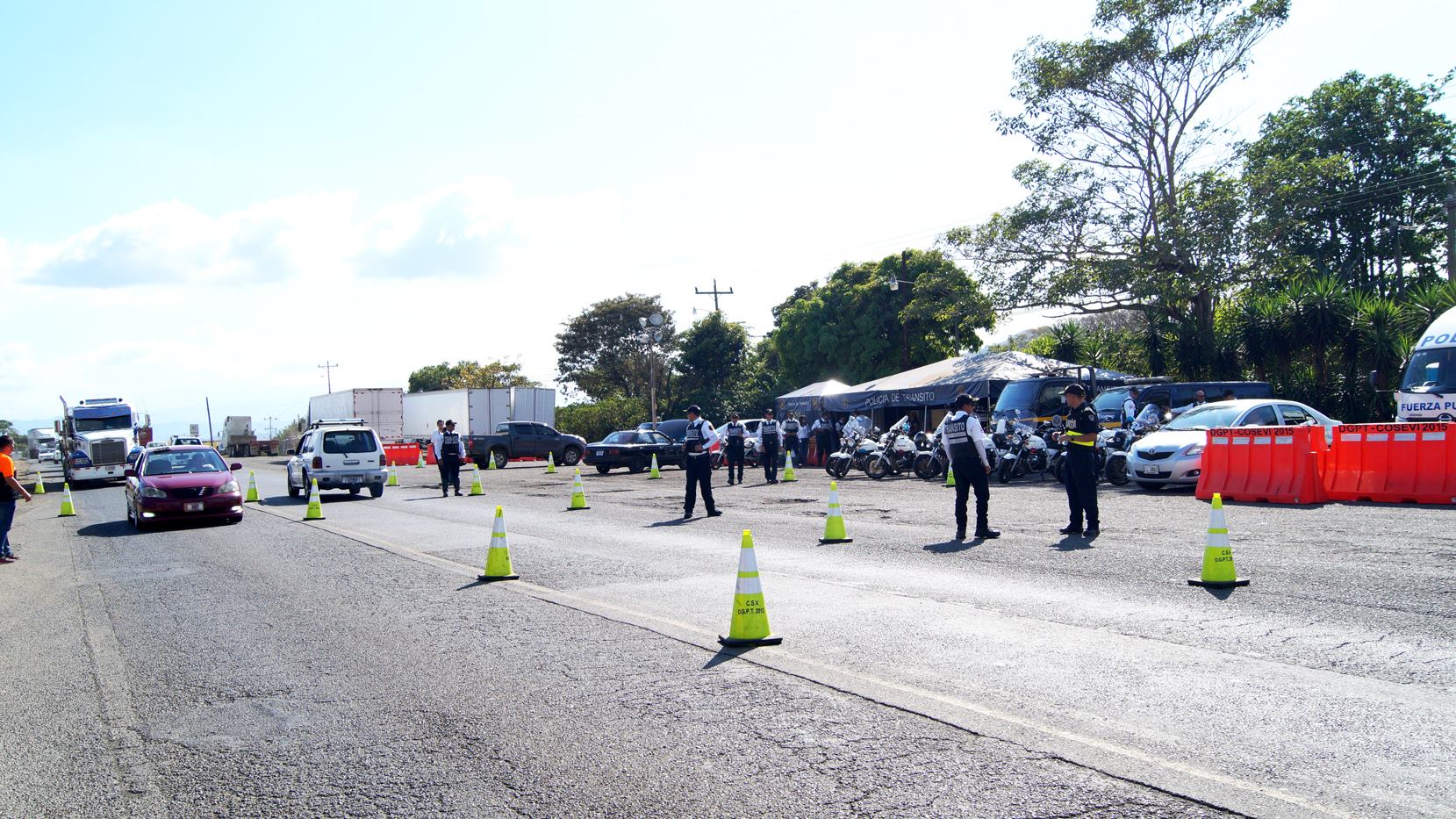 Policías de Tránsito de San José se manifestaron para exigir pago de horas extra