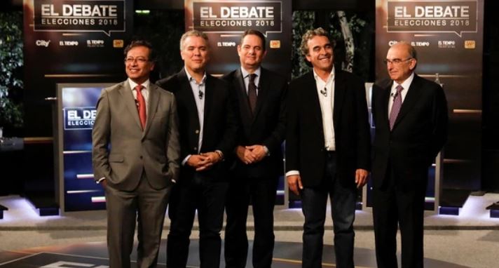 La crisis en Venezuela fue el tema central del último debate electoral en Colombia