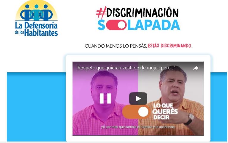 Defensoría lanzó campaña contra la discriminación solapada