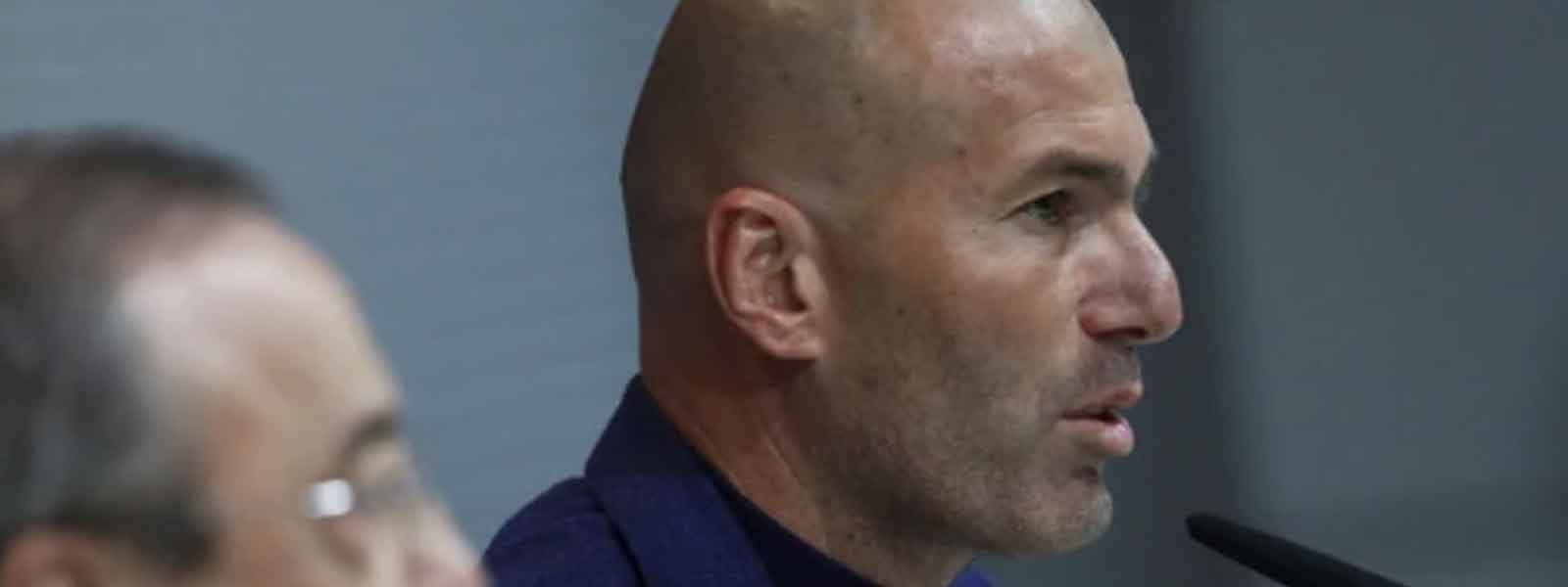 Zidane: «Este equipo necesita un cambio»
