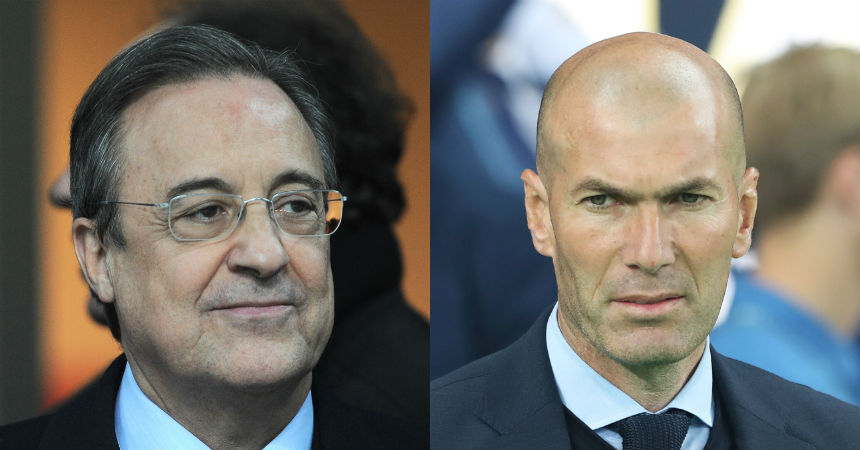 La verdad detrás del cortocircuito entre Zidane y Florentino Pérez que dejó sin DT al Real Madrid